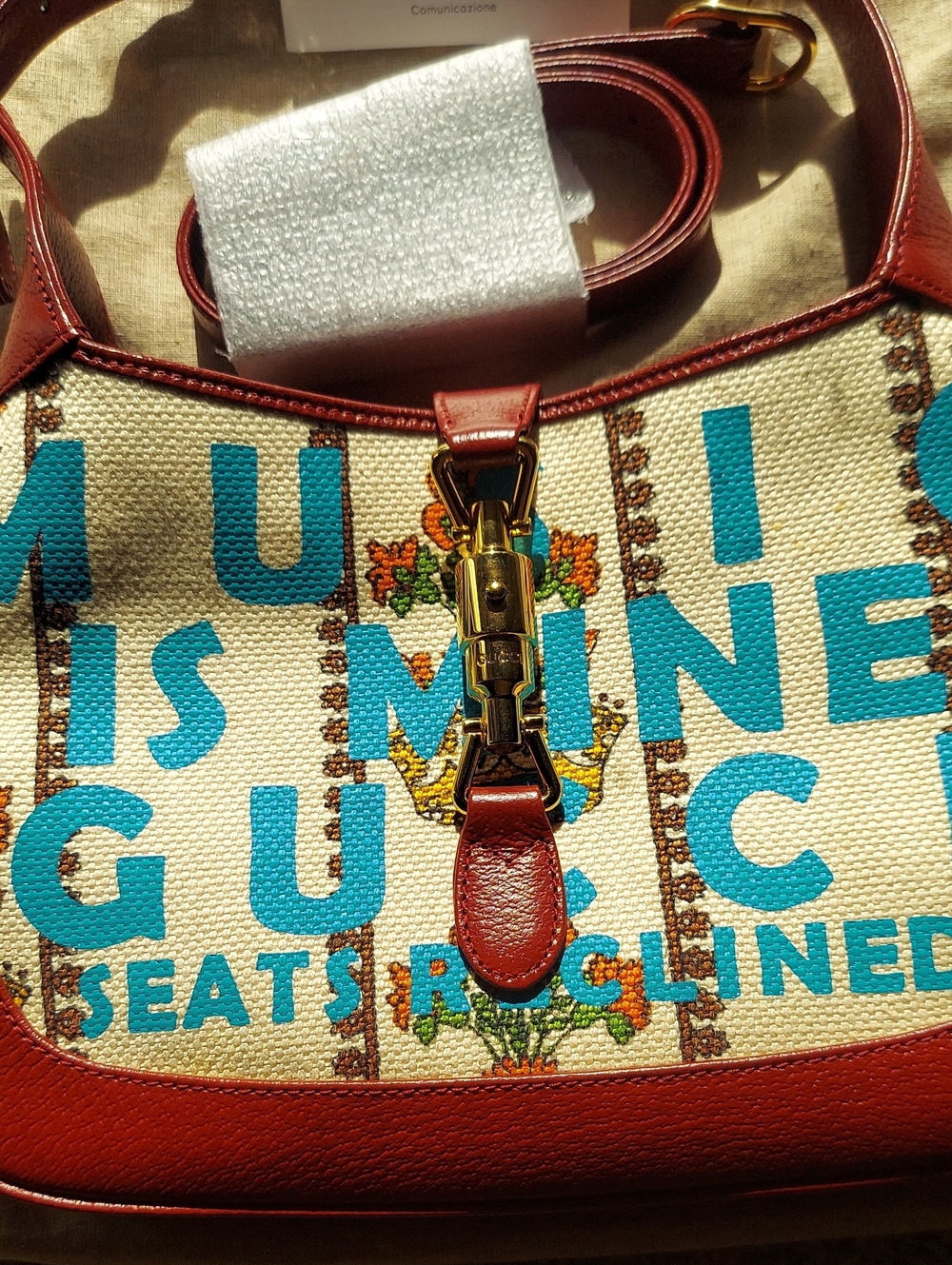 Gucci MUSIC IS MINE Jackie 1961 SMALL Shoulder Handbag New - Picture 2 of 7